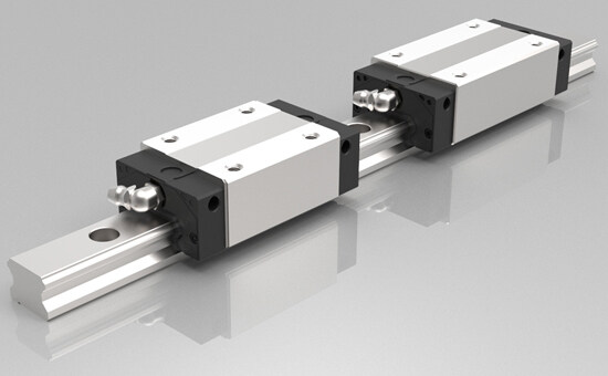 What is the role of linear guide slider